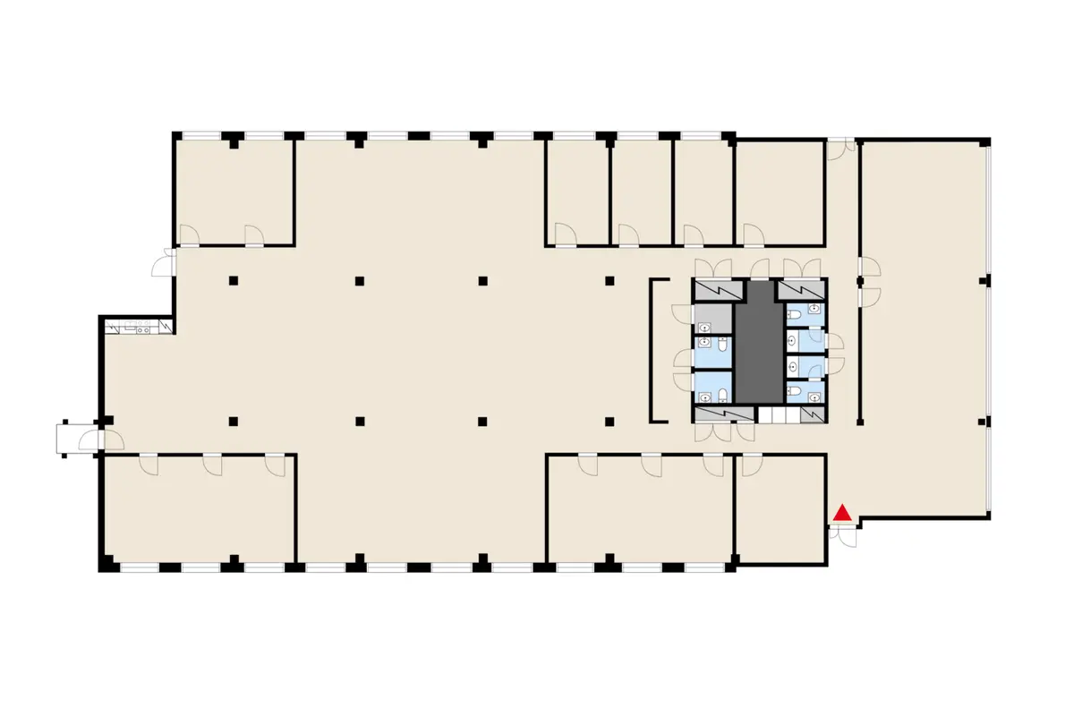 Toimitilan pohjakuva osoitteessa Ansatie 6a, Vantaa (Aviapolis)