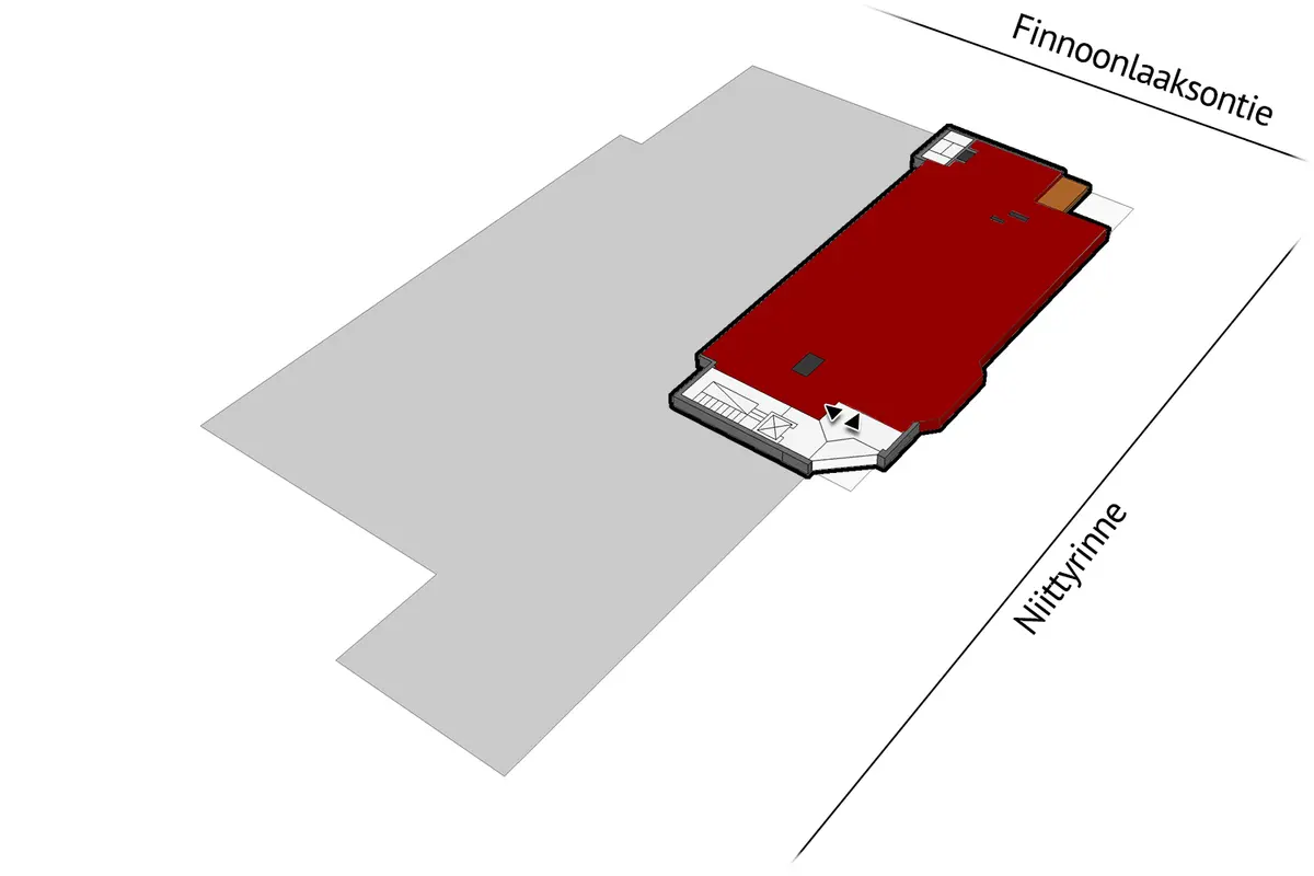 Toimitilan pohjakuva osoitteessa Niittyrinne 7, Espoo (Yli-Finnoo)