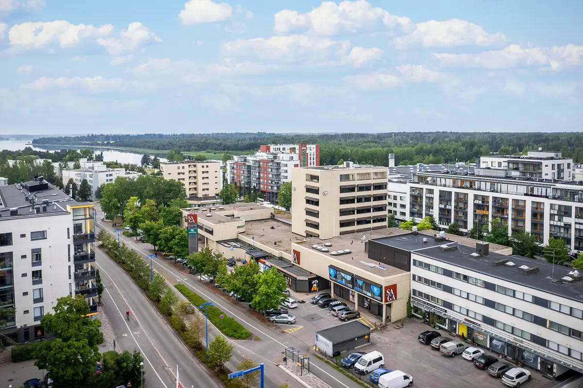 Kuva toimitilan julkisivusta osoitteessa  Sibeliuksenkatu 18-22, Järvenpää (keskusta)