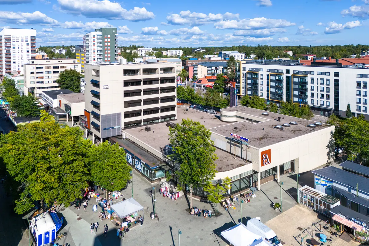 Kuva toimitilan julkisivusta osoitteessa  Sibeliuksenkatu 18-22, Järvenpää (keskusta)