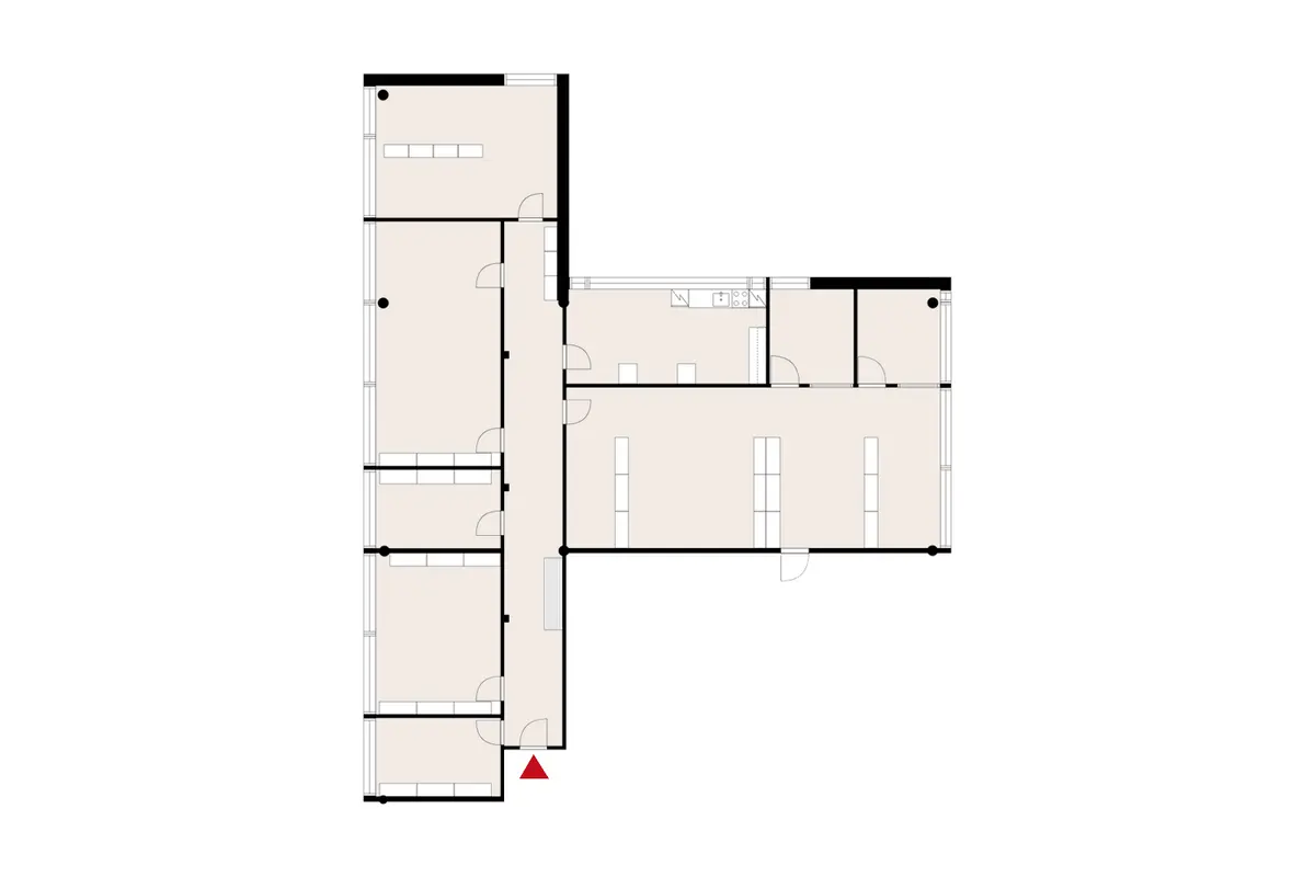 Toimitilan pohjakuva osoitteessa Niittytaival 13, Espoo (Niittykumpu)