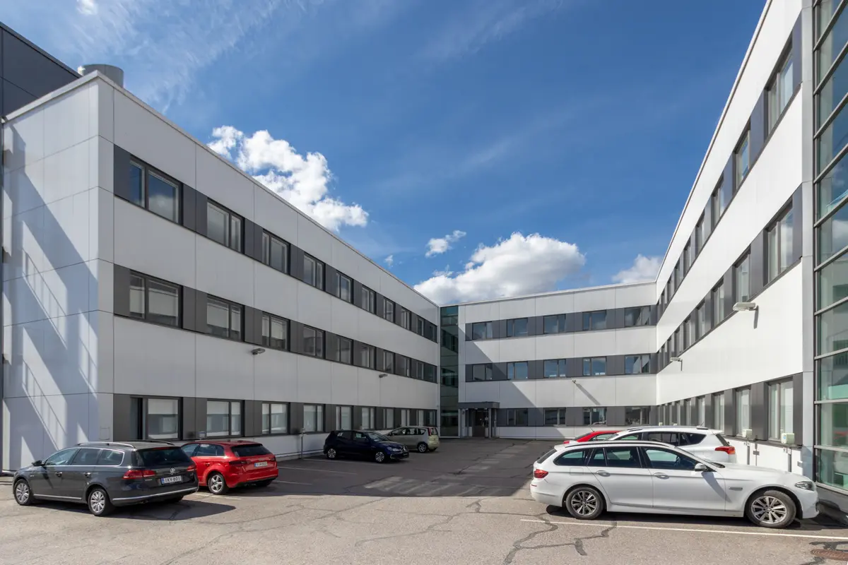 Kuva toimitilan julkisivusta osoitteessa  Ansatie 6a, Vantaa (Aviapolis)