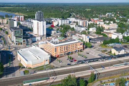 Picture of the facade of the premises at Asemakatu 4, Järvenpää (keskusta)