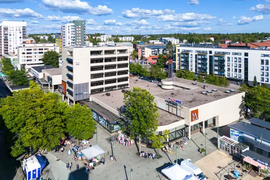 Picture of the facade of the premises at Sibeliuksenkatu 18-22, Järvenpää (keskusta)