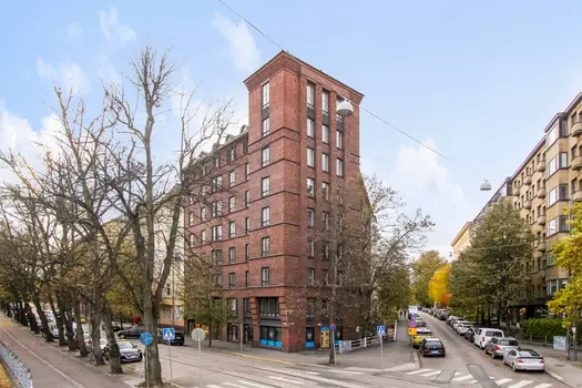 Kuva toimitilan julkisivusta osoitteessa Laivasillankatu 14, Helsinki (Ullanlinna)