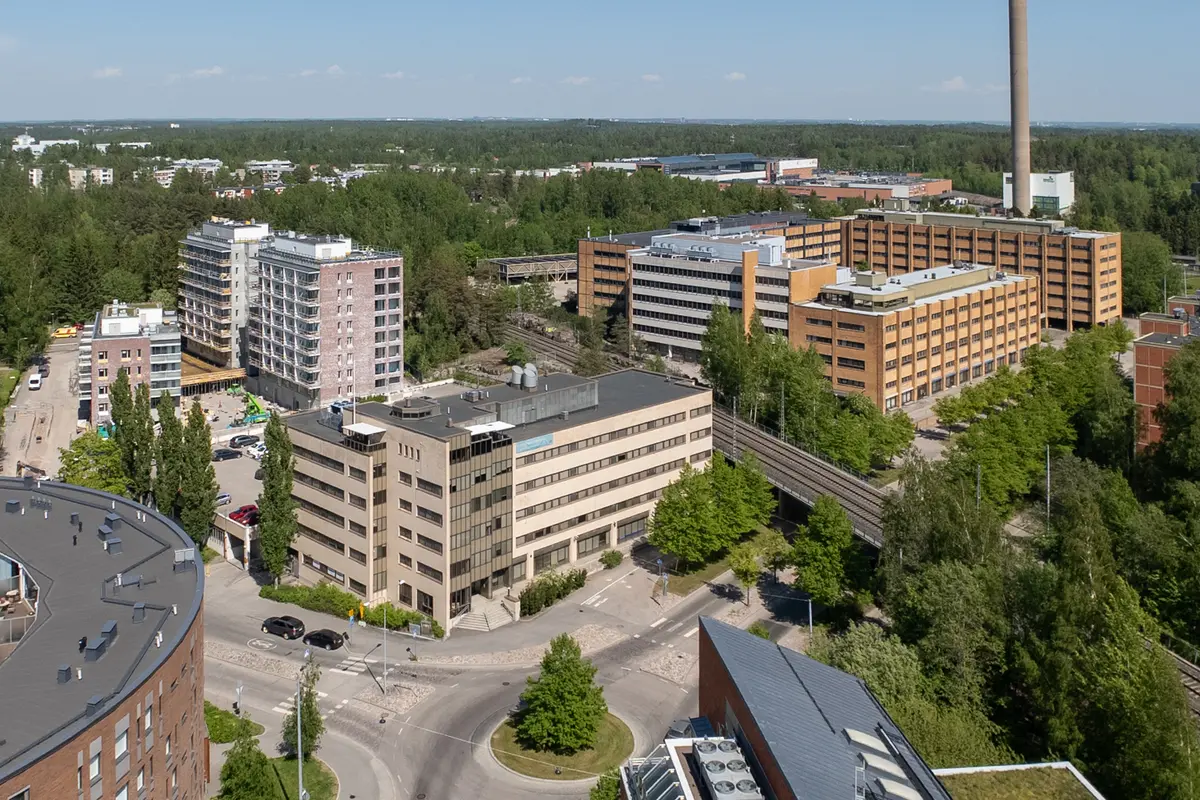 Kuva toimitilan julkisivusta osoitteessa  Kaupintie 5, Helsinki (Lassila)