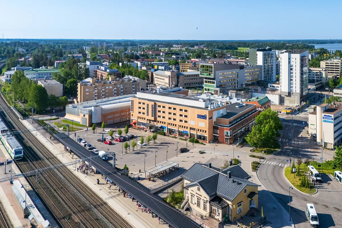 Kuva toimitilan julkisivusta osoitteessa  Asemakatu 4, Järvenpää (keskusta)