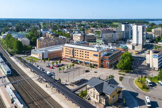 Picture of the facade of the premises at Asemakatu 4, Järvenpää (keskusta)