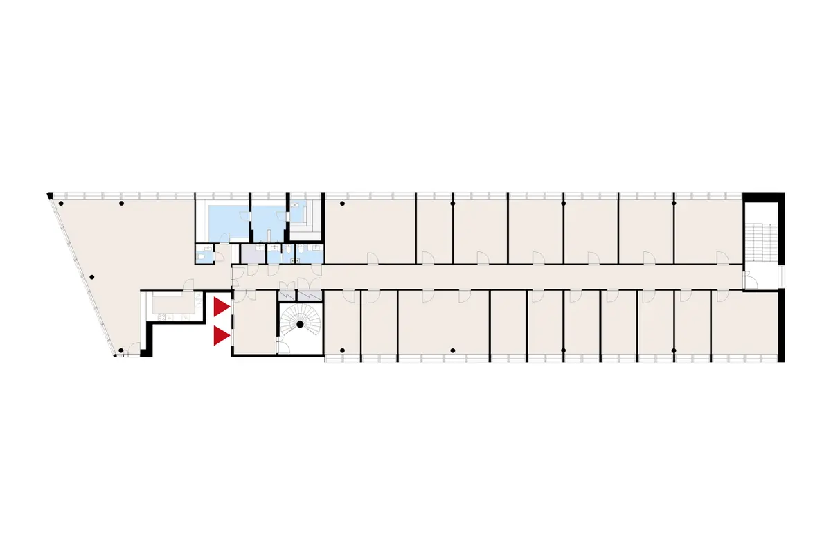Toimitilan pohjakuva osoitteessa Ratamestarinkatu 7b, Helsinki (Pasila)
