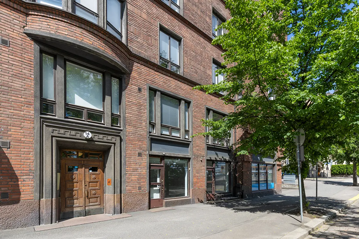 Picture of the facade of the premises at Laivasillankatu 14, Helsinki (Ullanlinna)