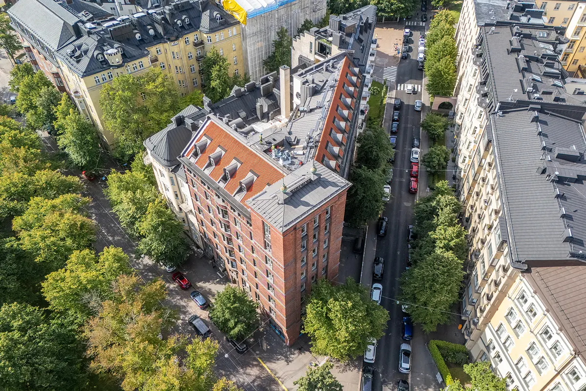 Picture of the facade of the premises at Laivasillankatu 14, Helsinki (Ullanlinna)