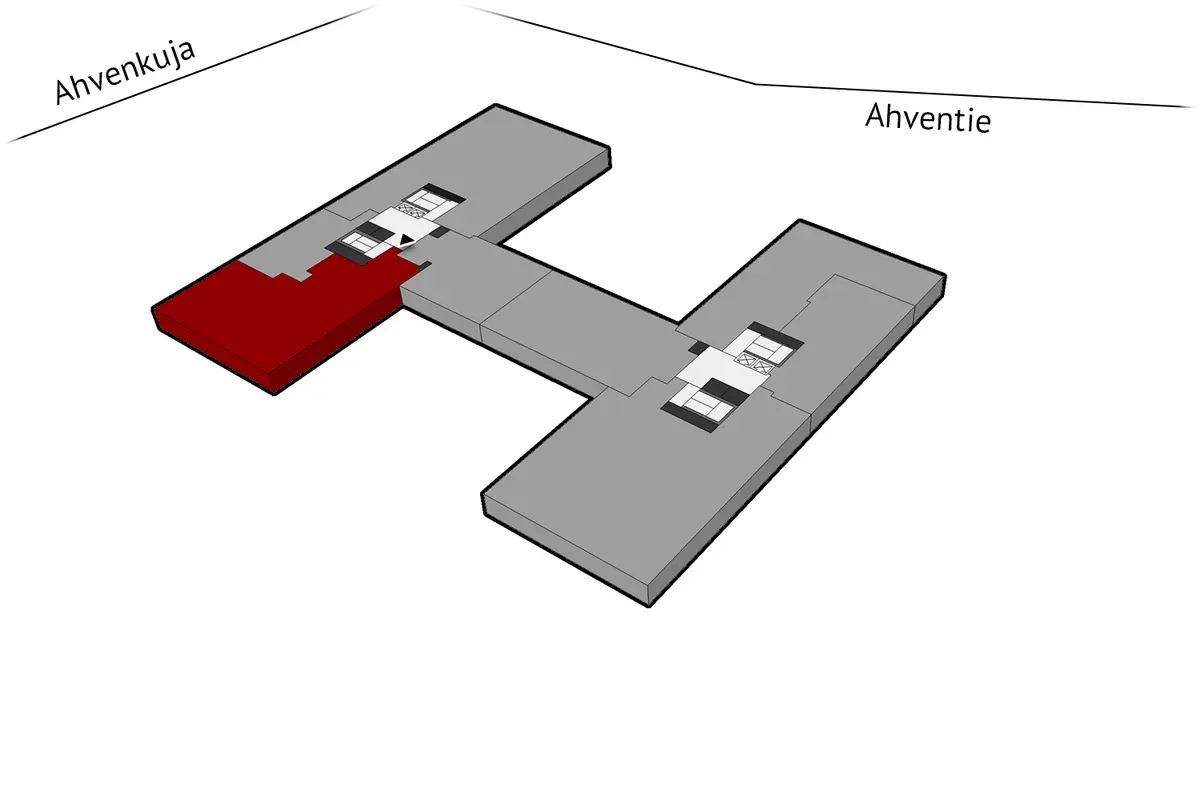 Toimitilan pohjakuva osoitteessa Ahventie 4, Espoo (Haukilahti)