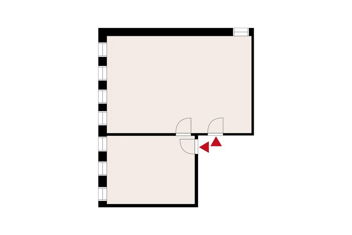 Floor plan of the premises at Metsänkuninkaantie 3, Oulu (Hiironen)