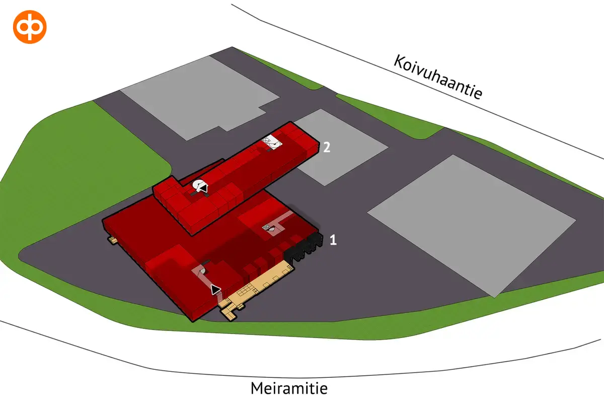 Vantaan Meiramitie 3, kiinteistön sijaintikuva