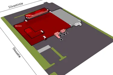 Silvastintie 1, Vantaa, 1st-2nd floor, 4807 m2 office space location map.